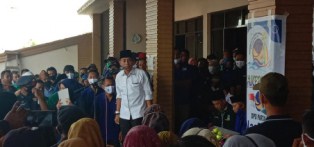 Ada Teriakan 'AMAN', Rupanya Afrizal Sintong-H.Sulaiman dan Ratusan Relawan Sedang Deklarasi